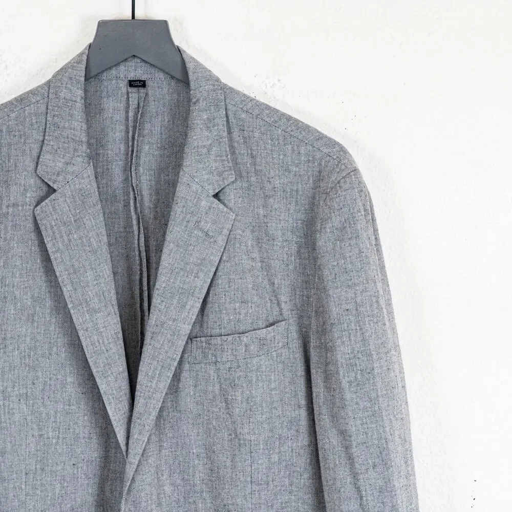 J.Crew Ludlow Slim Unstructured suit Jacket SOMELOS Linen 42S